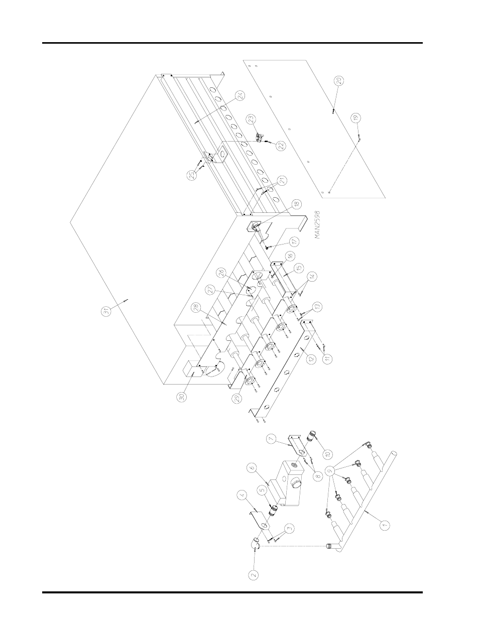 Front gas burner assembly , 65 | ADC AD-310 User Manual | Page 66 / 108