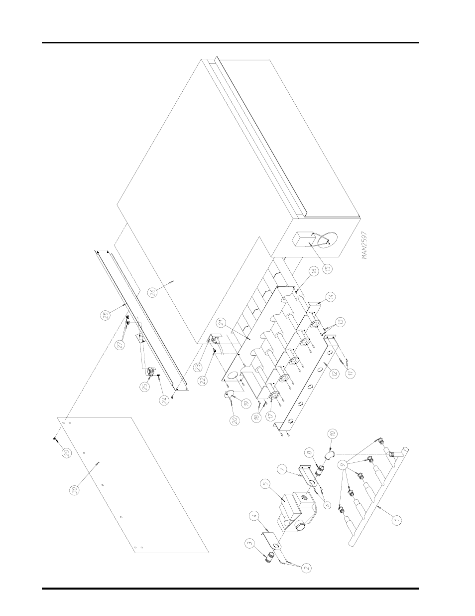 Rear gas burner assembly , 67 | ADC AD-310 User Manual | Page 68 / 108