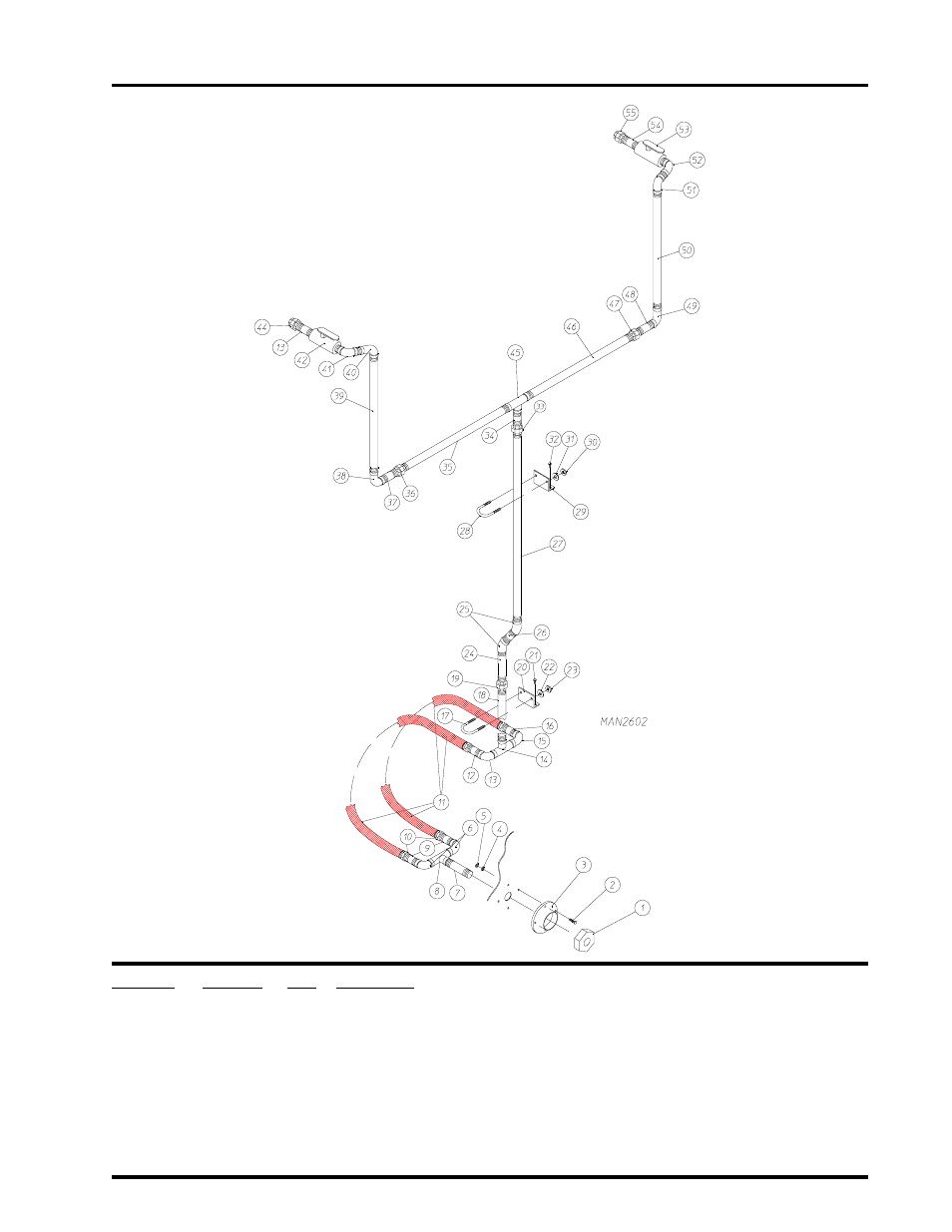 Gas piping assembly, For models mfd. prior to august 15, 1995 , 74, 75 | ADC AD-310 User Manual | Page 75 / 108