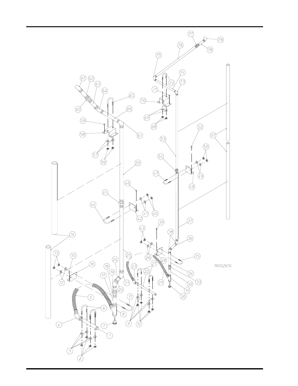 Steam piping assembly , 79, 80 | ADC AD-310 User Manual | Page 80 / 108