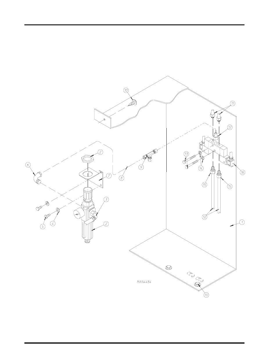 Pneumatic panel assembly | ADC AD-310 User Manual | Page 86 / 108