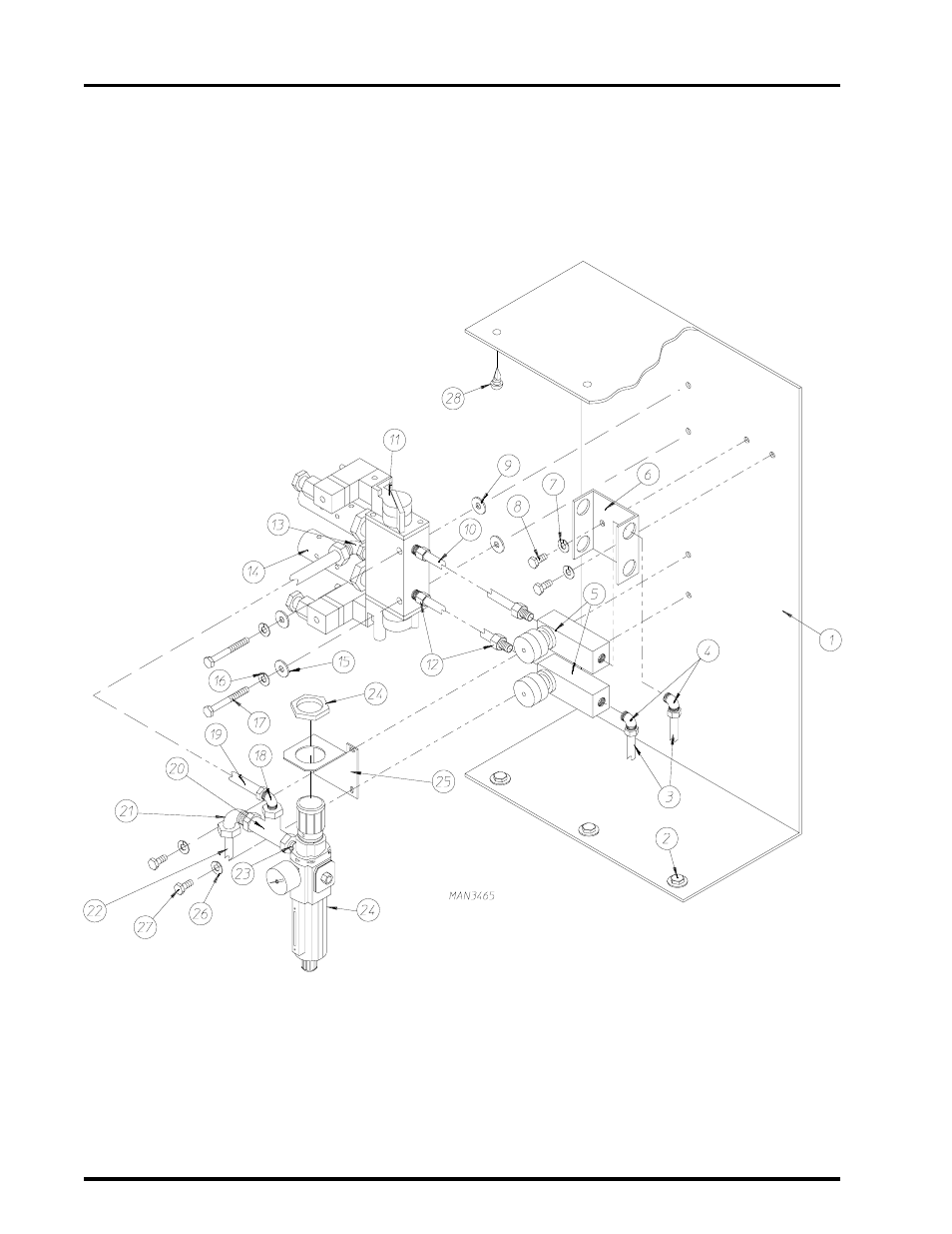 Pneumatic panel assembly | ADC AD-310 User Manual | Page 88 / 108