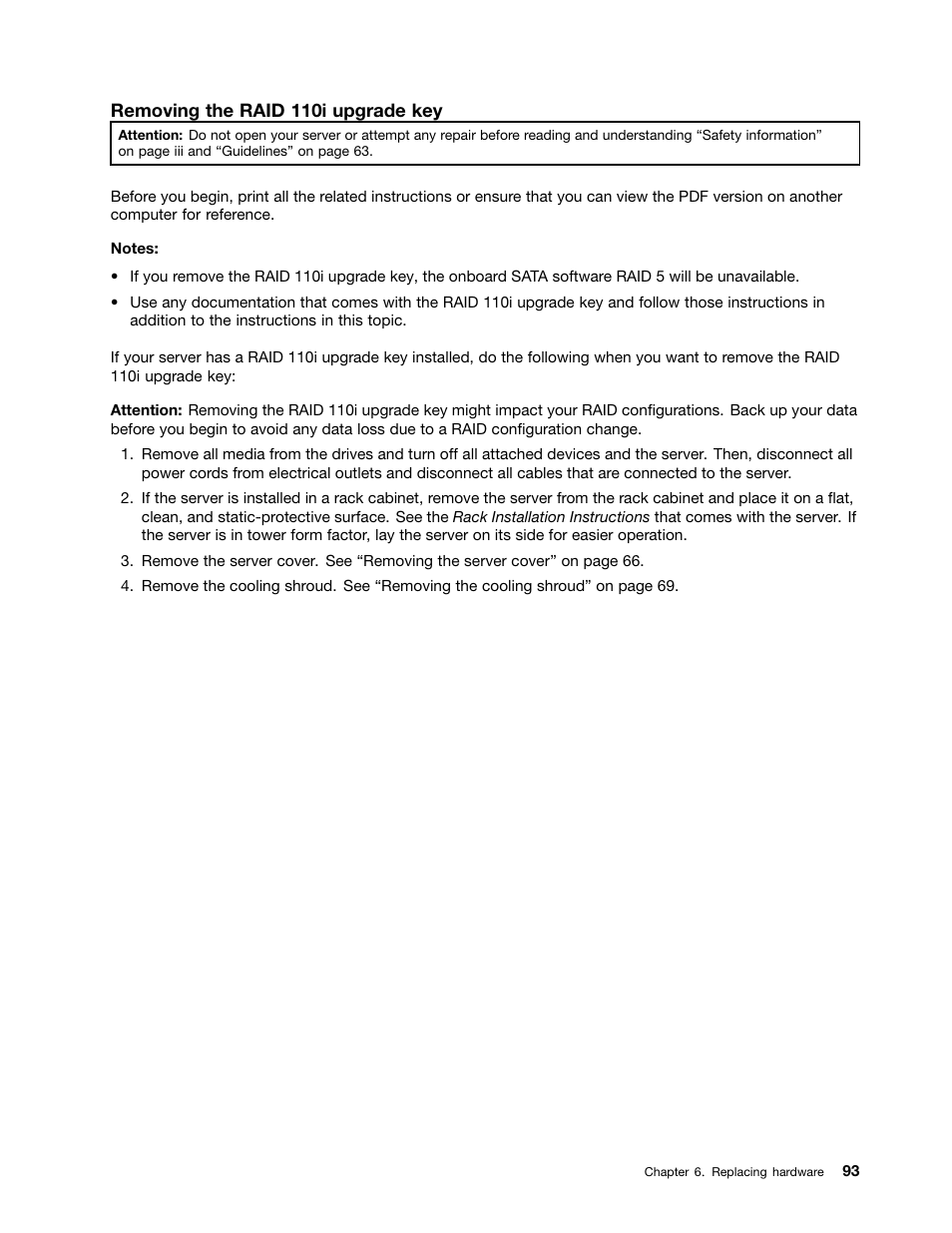 Lenovo ThinkServer TD350 User Manual | Page 107 / 204