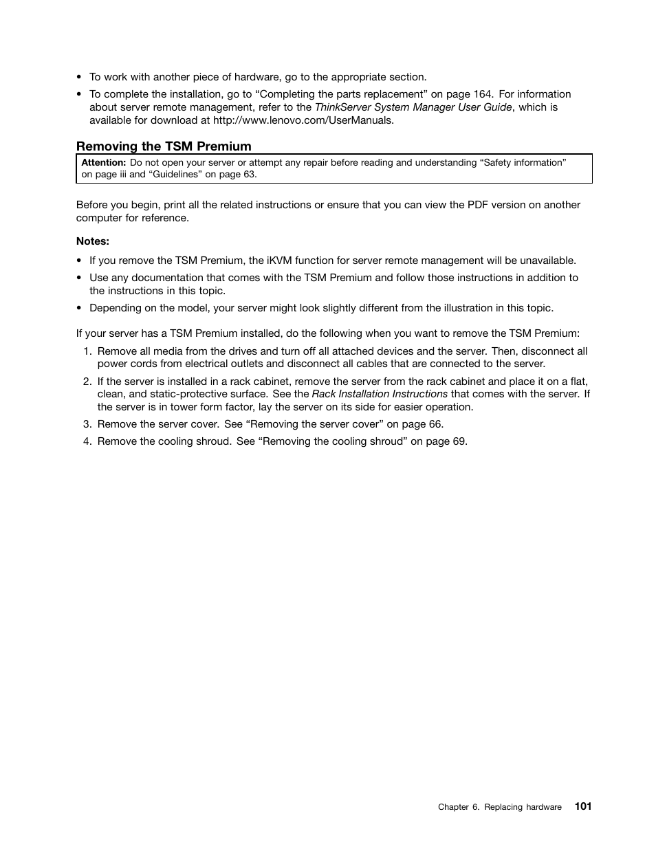 Lenovo ThinkServer TD350 User Manual | Page 115 / 204