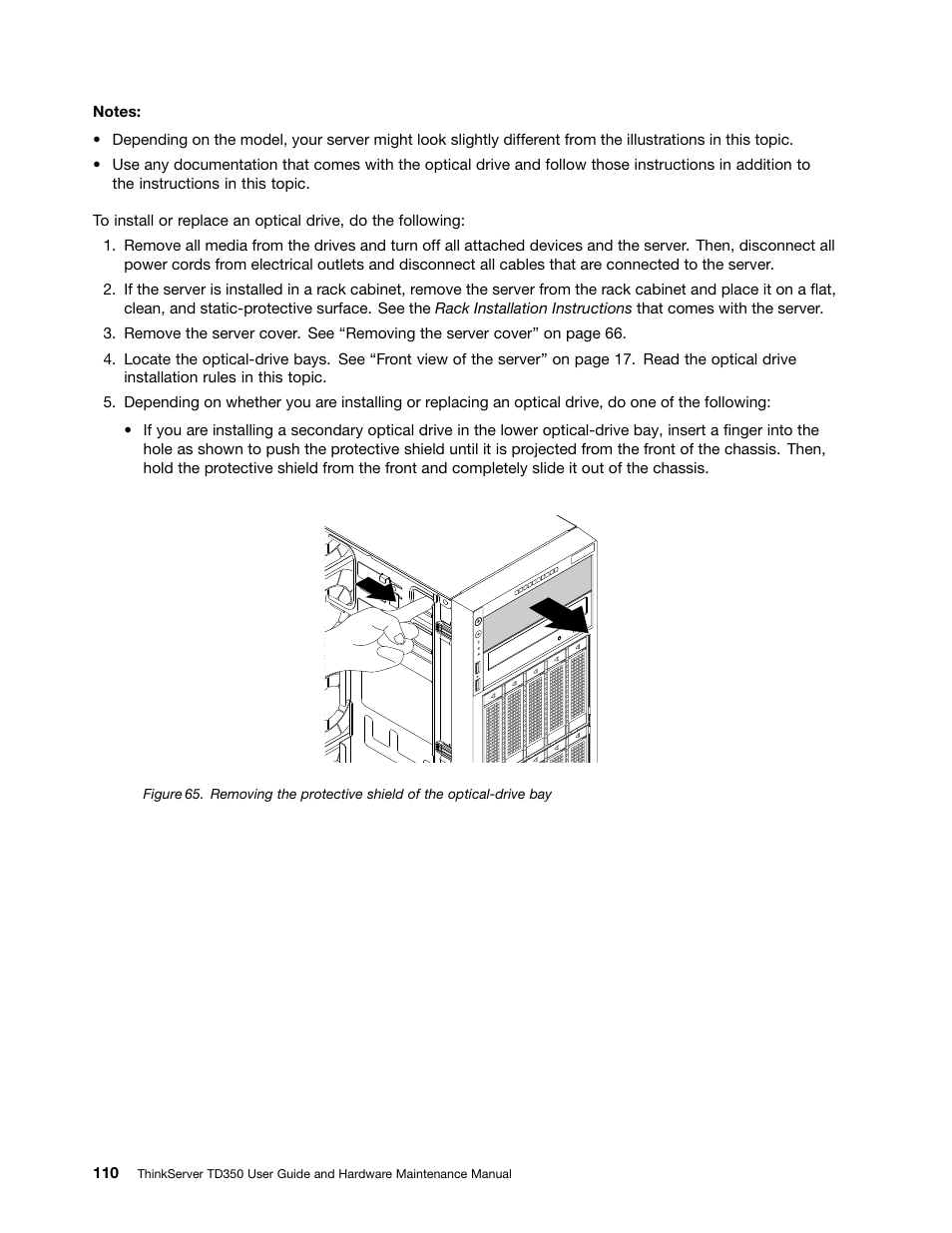 Lenovo ThinkServer TD350 User Manual | Page 124 / 204