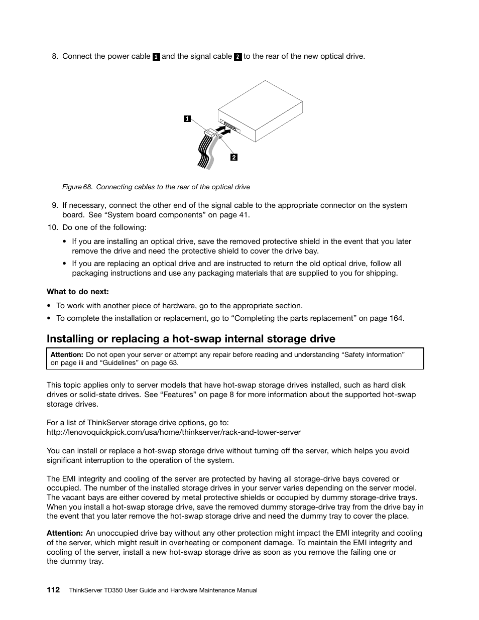 Lenovo ThinkServer TD350 User Manual | Page 126 / 204