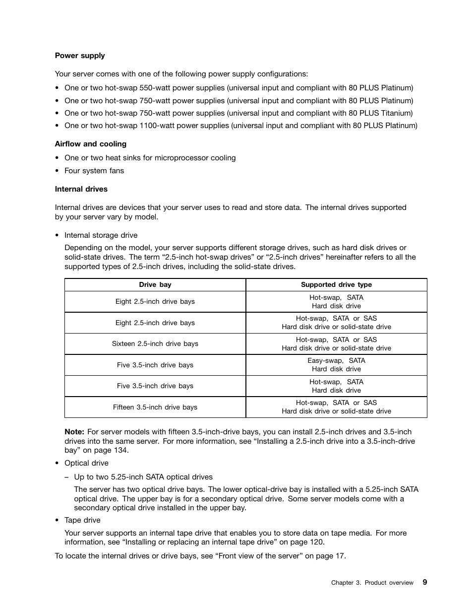Lenovo ThinkServer TD350 User Manual | Page 23 / 204