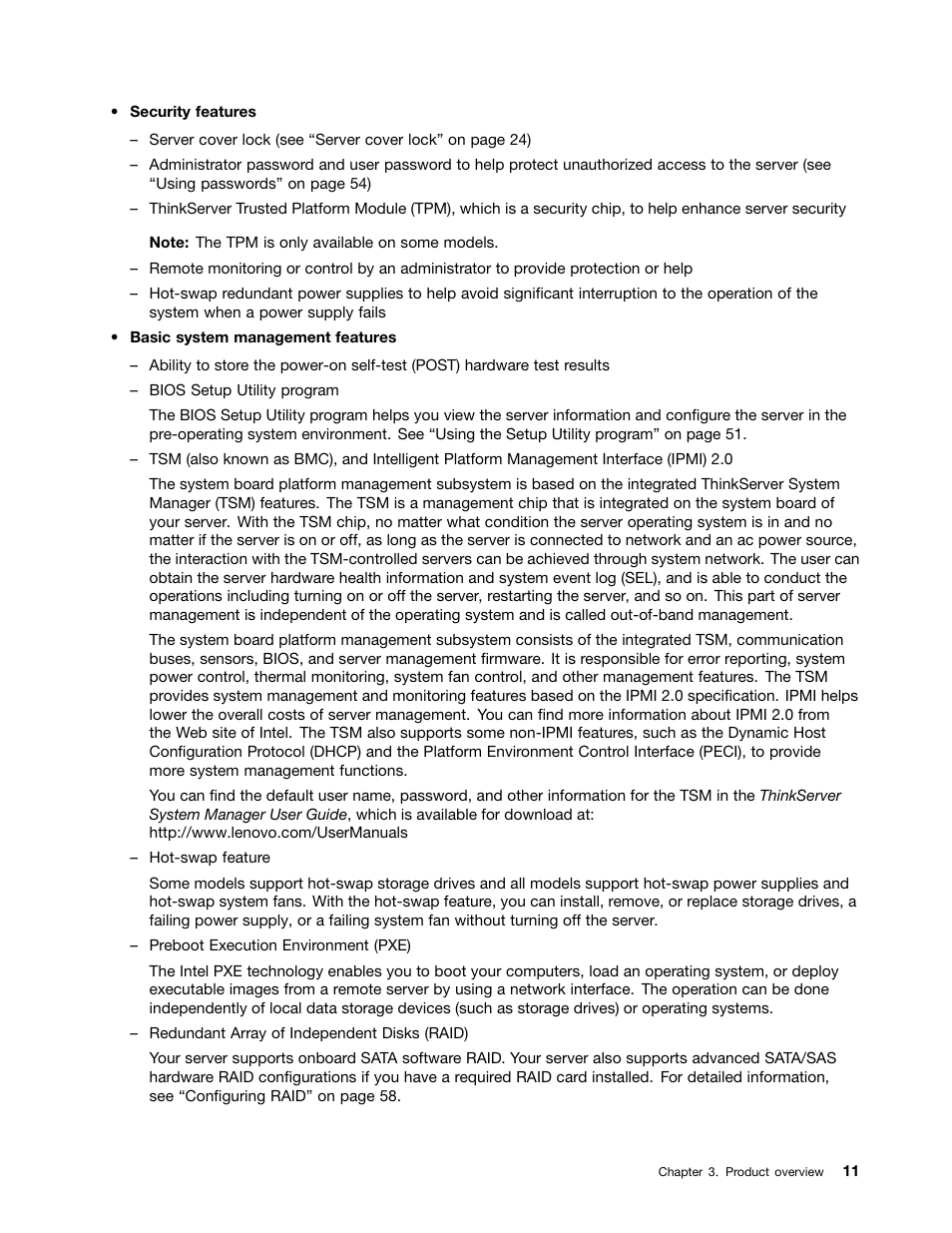 Lenovo ThinkServer TD350 User Manual | Page 25 / 204