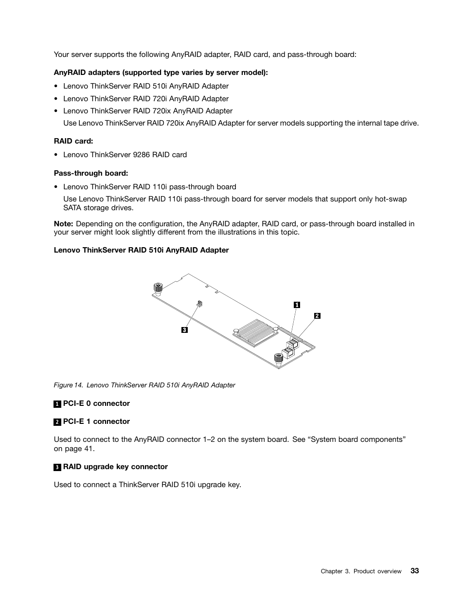 Lenovo ThinkServer TD350 User Manual | Page 47 / 204