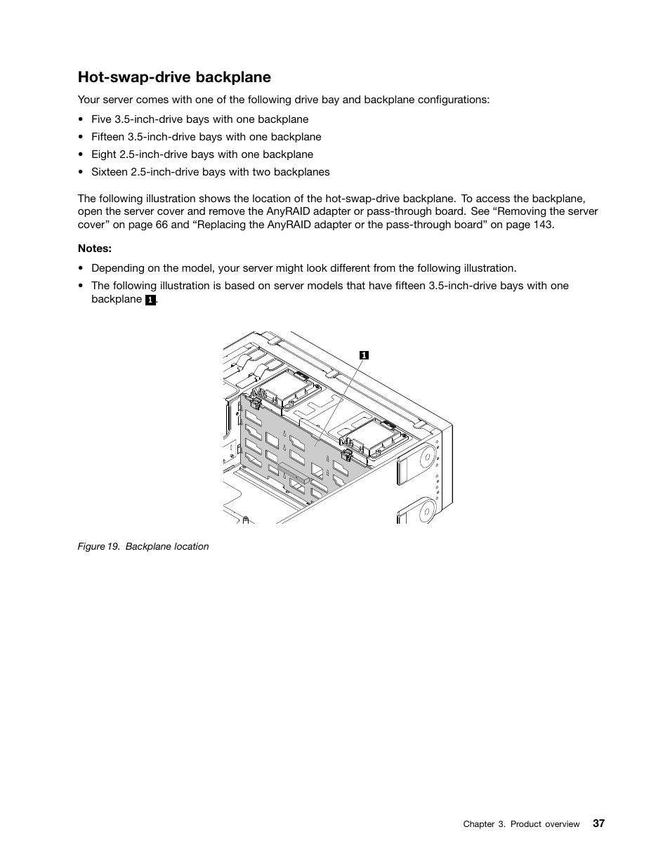 Hot-swap-drive backplane | Lenovo ThinkServer TD350 User Manual | Page 51 / 204