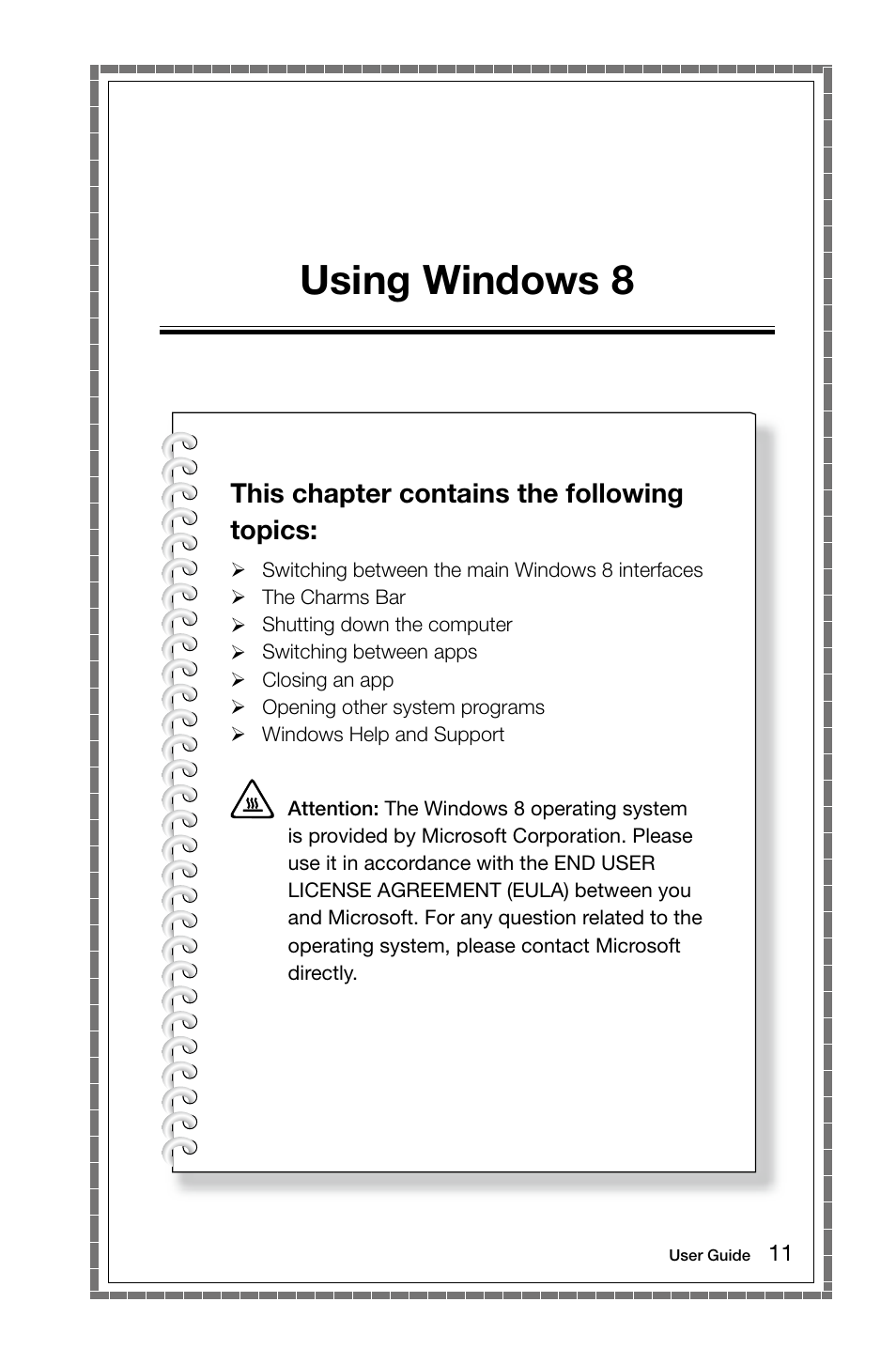Using windows 8 | Lenovo IdeaCentre Q190 Desktop User Manual | Page 16 / 37