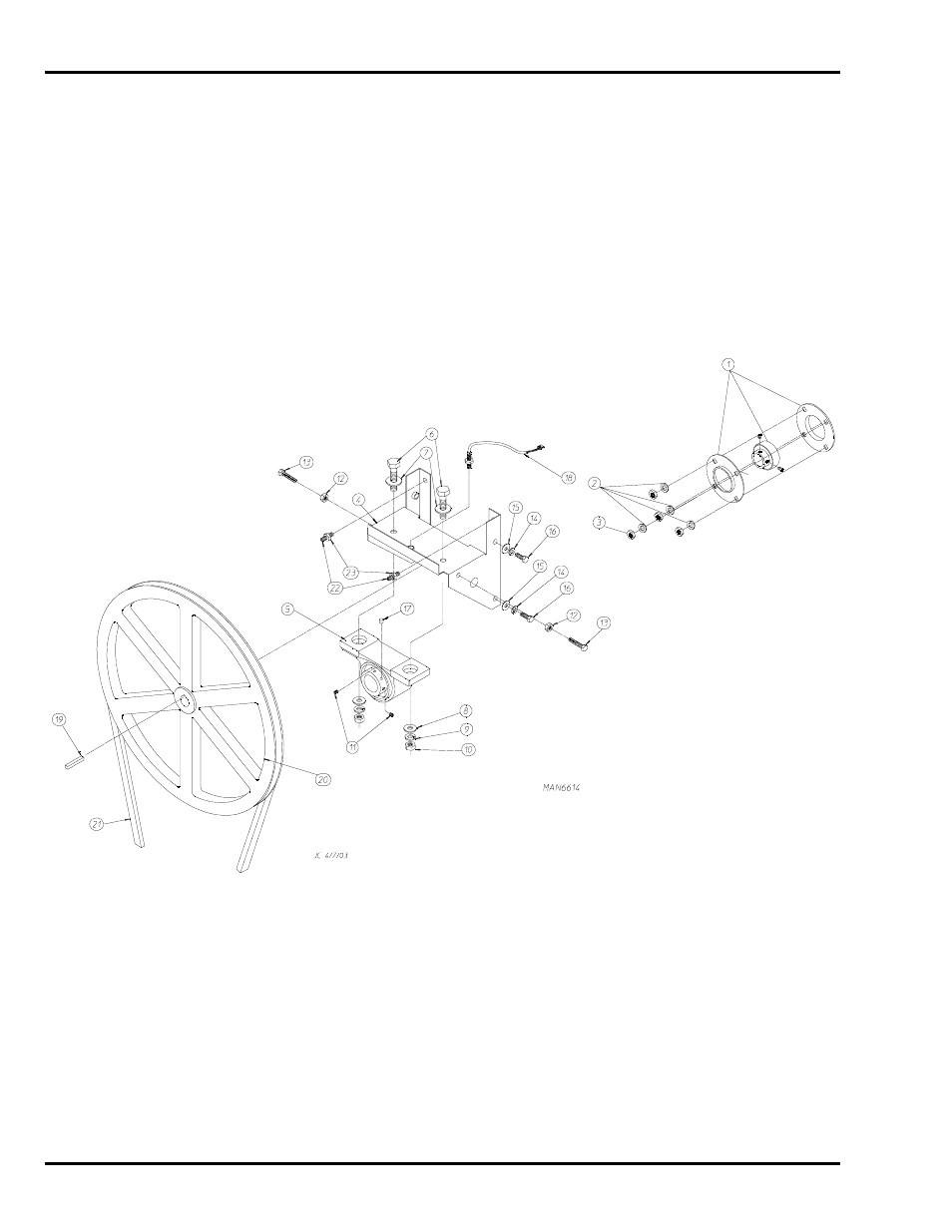 Tumbler bearing assembly | ADC AD-24 User Manual | Page 14 / 24