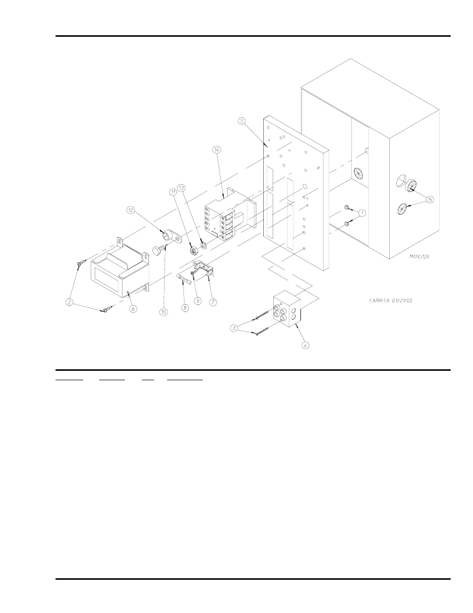 Rear electric relay panel assembly | ADC AD-24 User Manual | Page 21 / 24