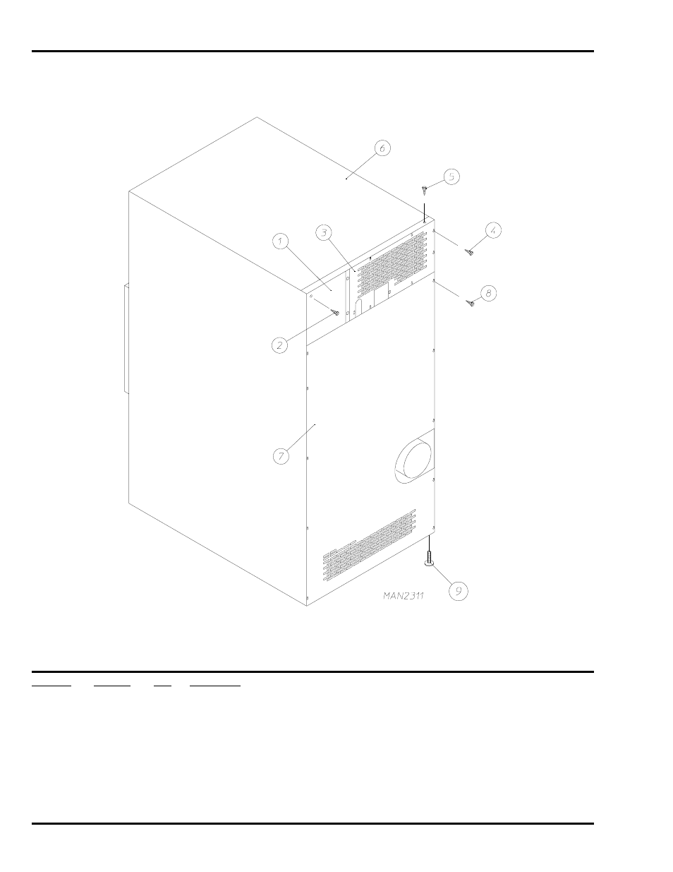Outer top / back guard assemblies | ADC AD-24 User Manual | Page 22 / 24
