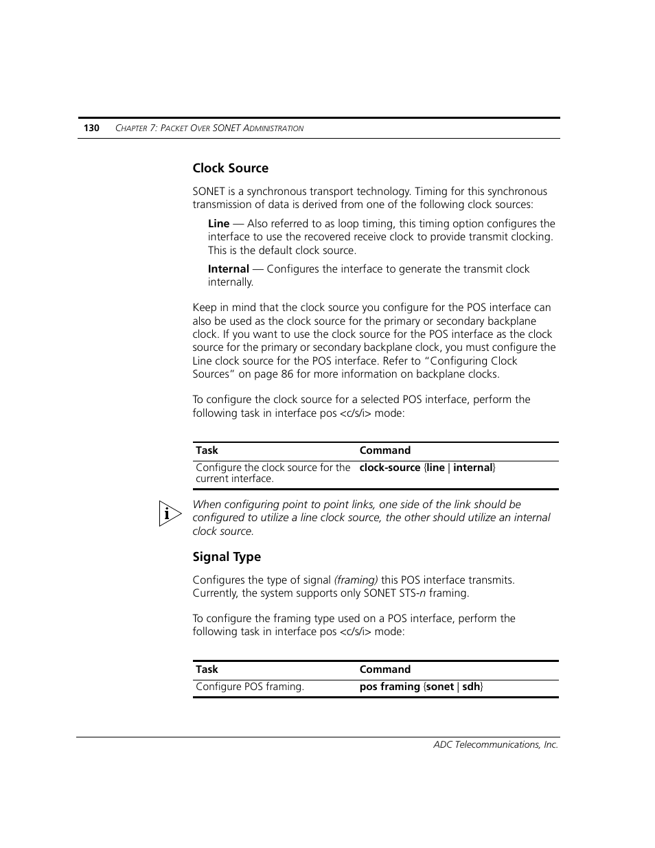 Clock source, Signal type | ADC CUDA 3 User Manual | Page 132 / 620