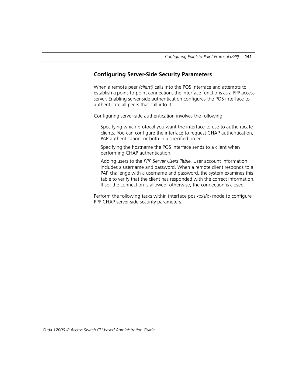 Configuring server-side security parameters | ADC CUDA 3 User Manual | Page 143 / 620