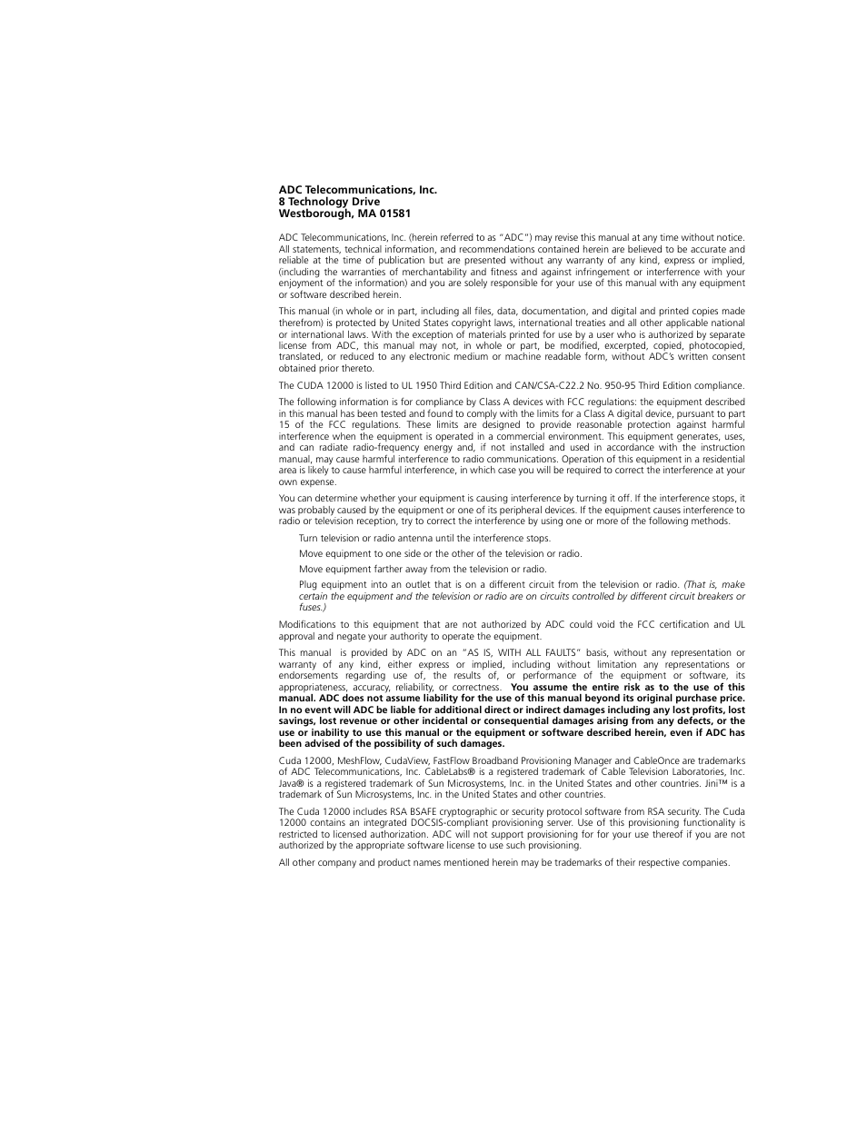 ADC CUDA 3 User Manual | Page 3 / 620
