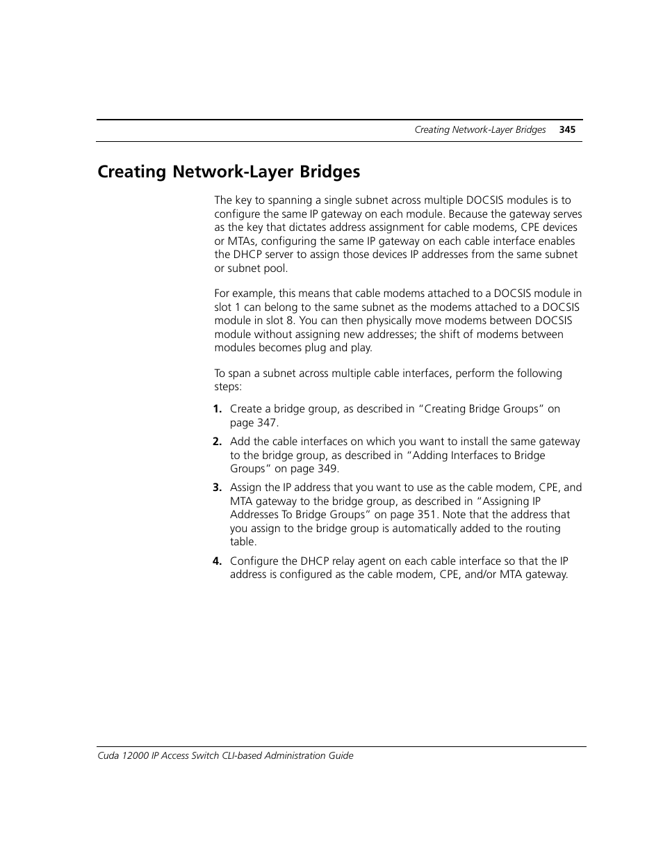 Creating network-layer bridges | ADC CUDA 3 User Manual | Page 347 / 620