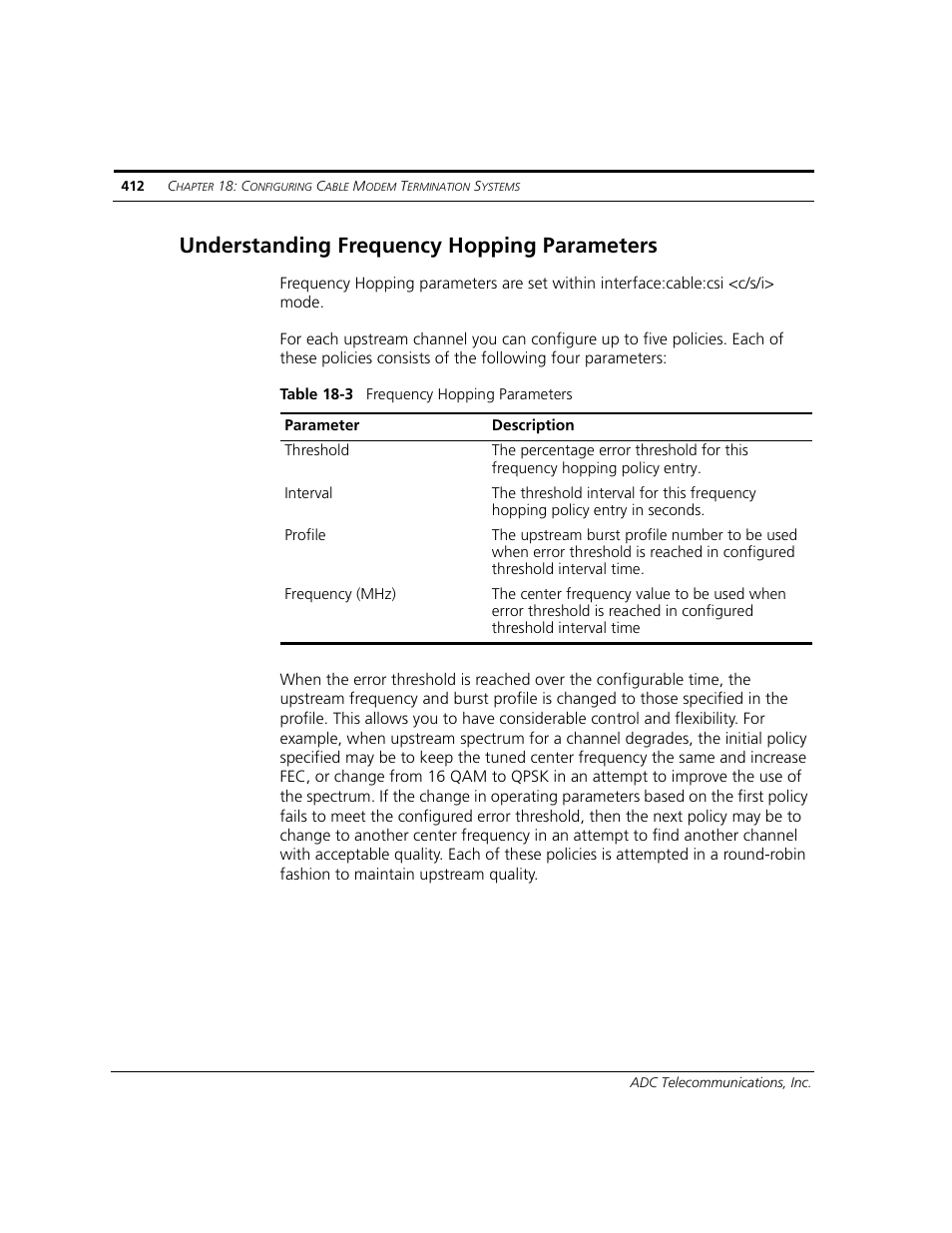 Understanding frequency hopping parameters | ADC CUDA 3 User Manual | Page 414 / 620