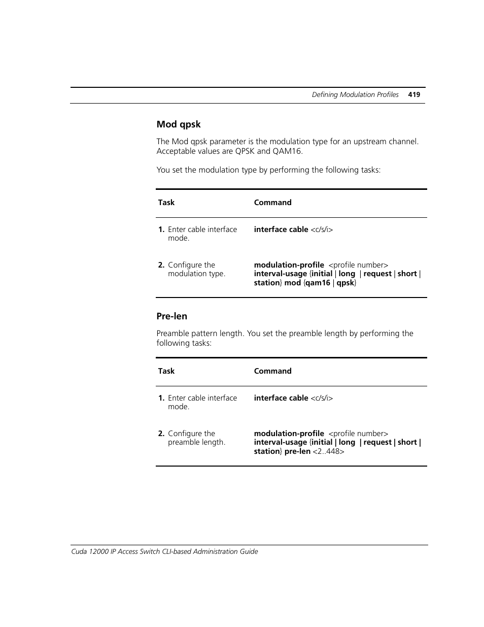 Mod qpsk, Pre-len | ADC CUDA 3 User Manual | Page 421 / 620
