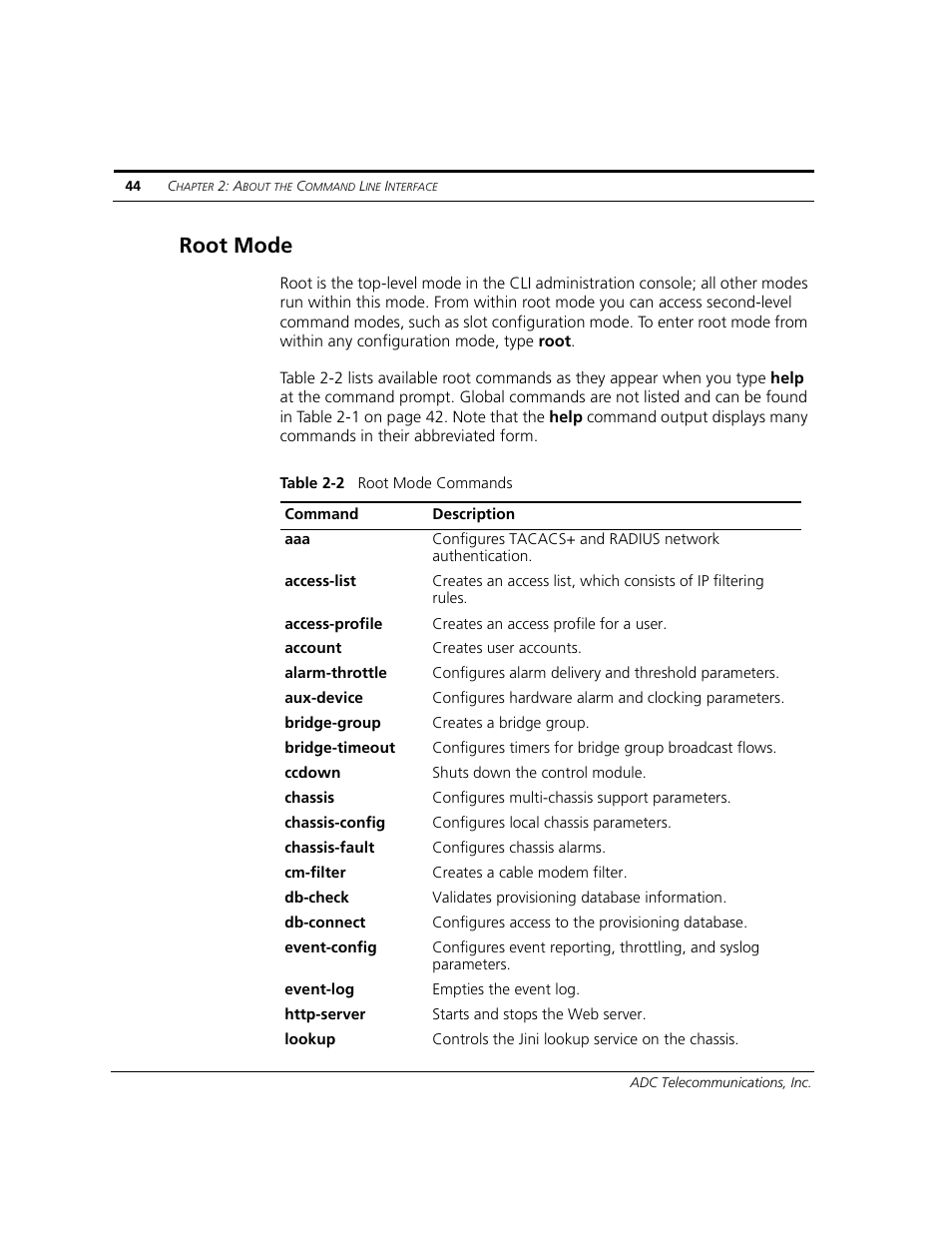 Root mode | ADC CUDA 3 User Manual | Page 46 / 620