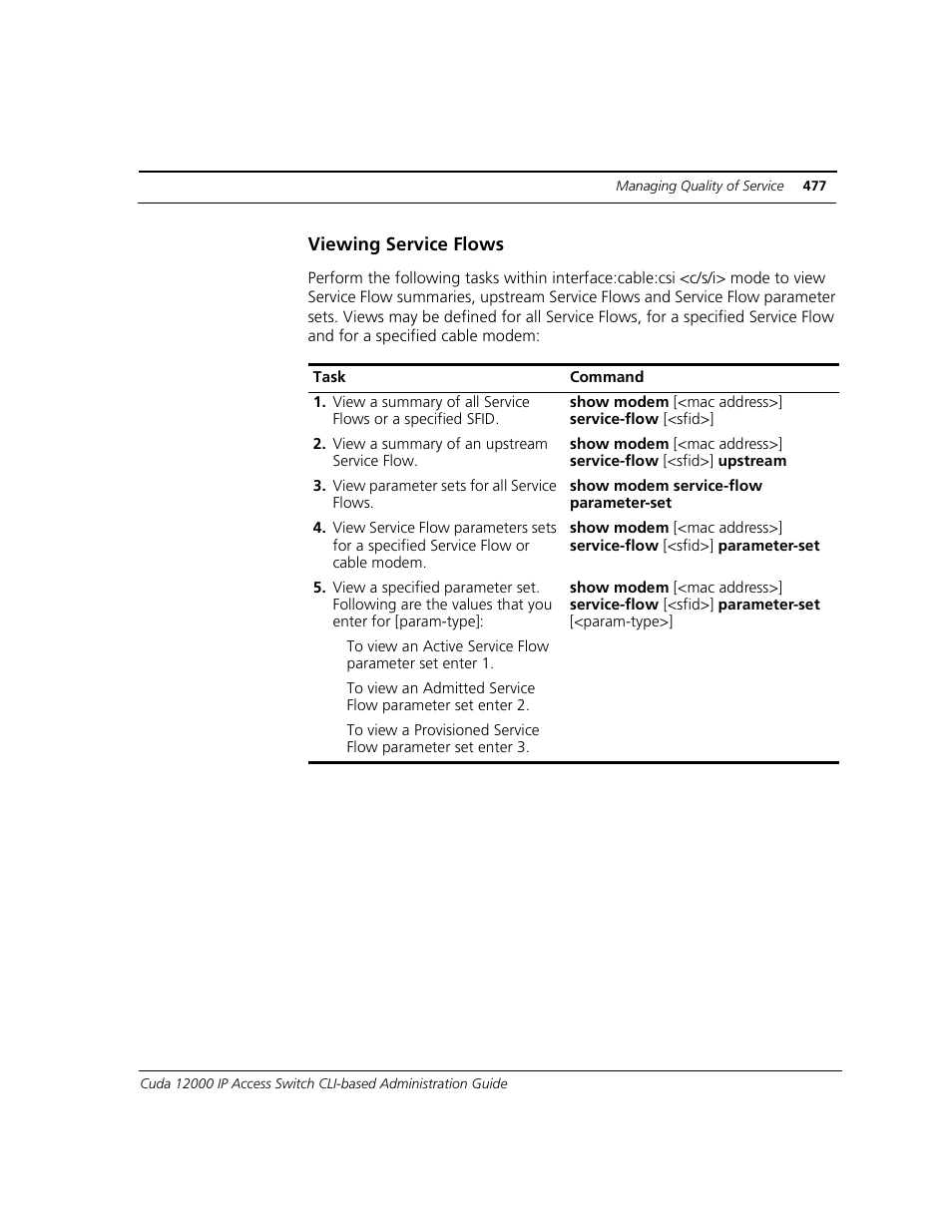 Viewing service flows | ADC CUDA 3 User Manual | Page 479 / 620