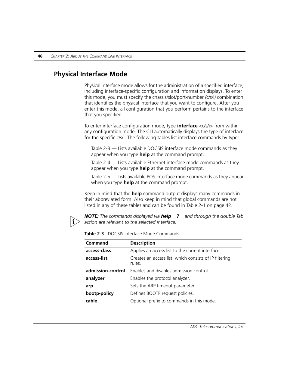 Physical interface mode | ADC CUDA 3 User Manual | Page 48 / 620