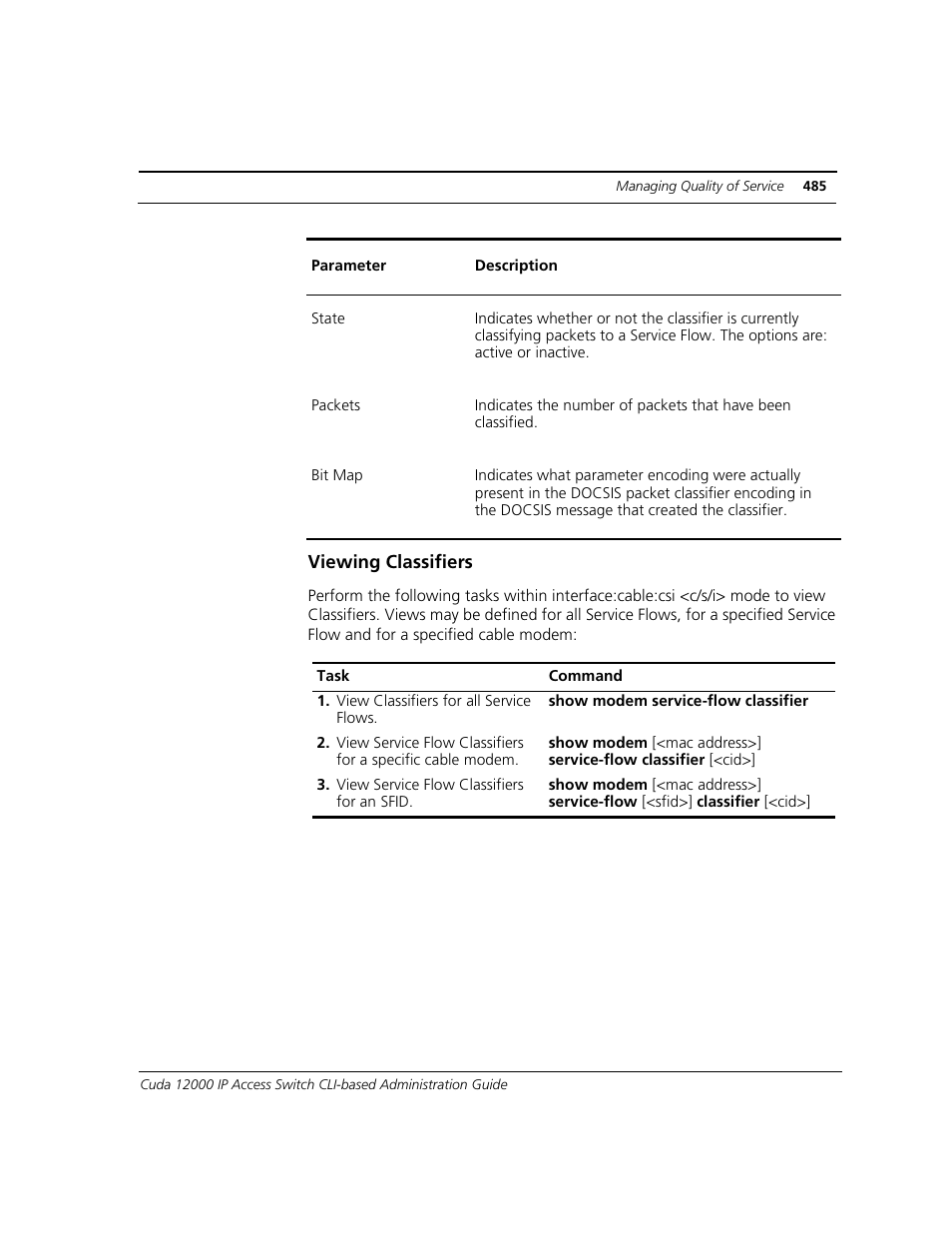 Viewing classifiers | ADC CUDA 3 User Manual | Page 487 / 620