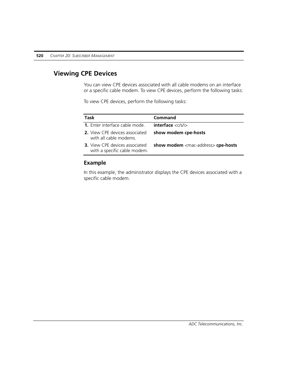 Viewing cpe devices | ADC CUDA 3 User Manual | Page 522 / 620