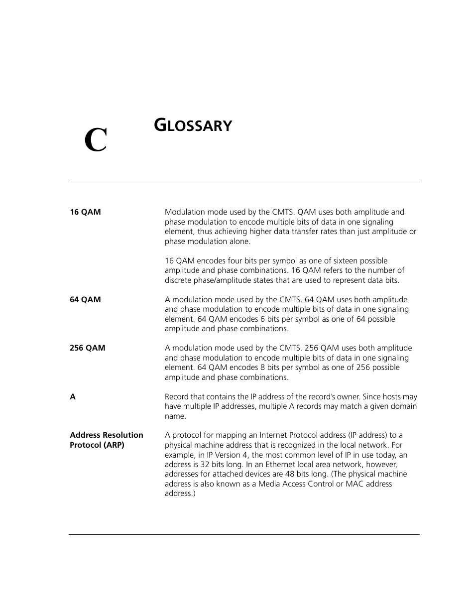 Glossary, Lossary | ADC CUDA 3 User Manual | Page 595 / 620