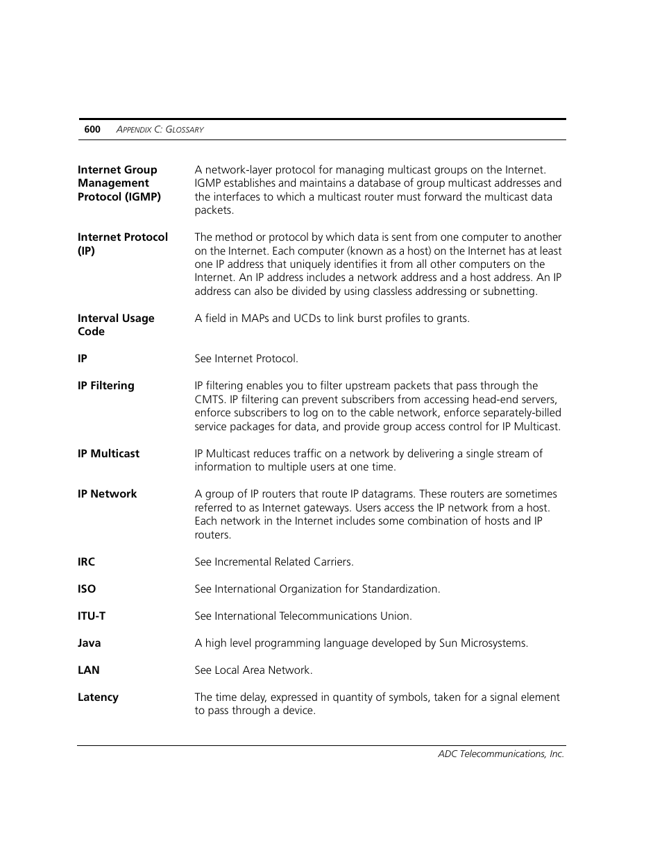 ADC CUDA 3 User Manual | Page 602 / 620