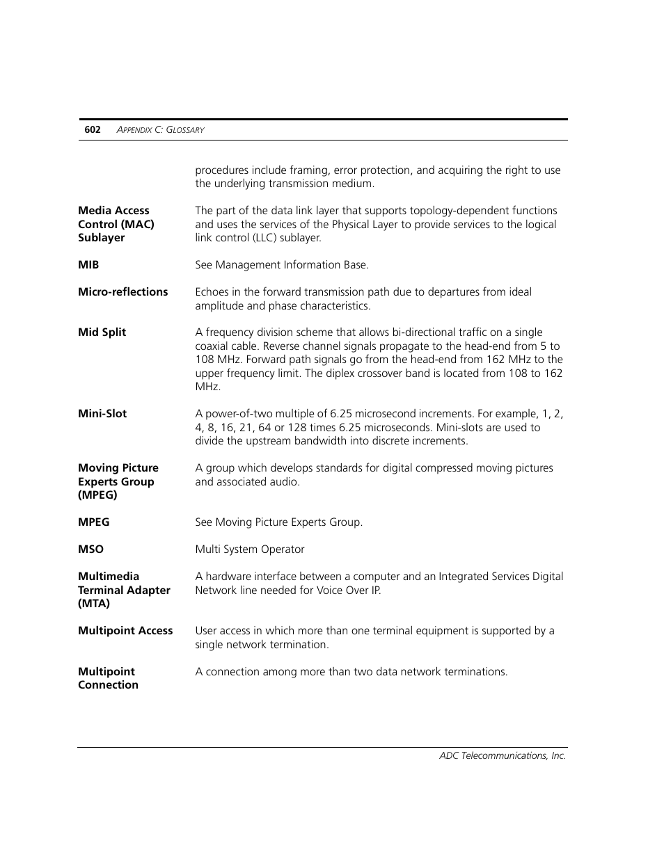 ADC CUDA 3 User Manual | Page 604 / 620