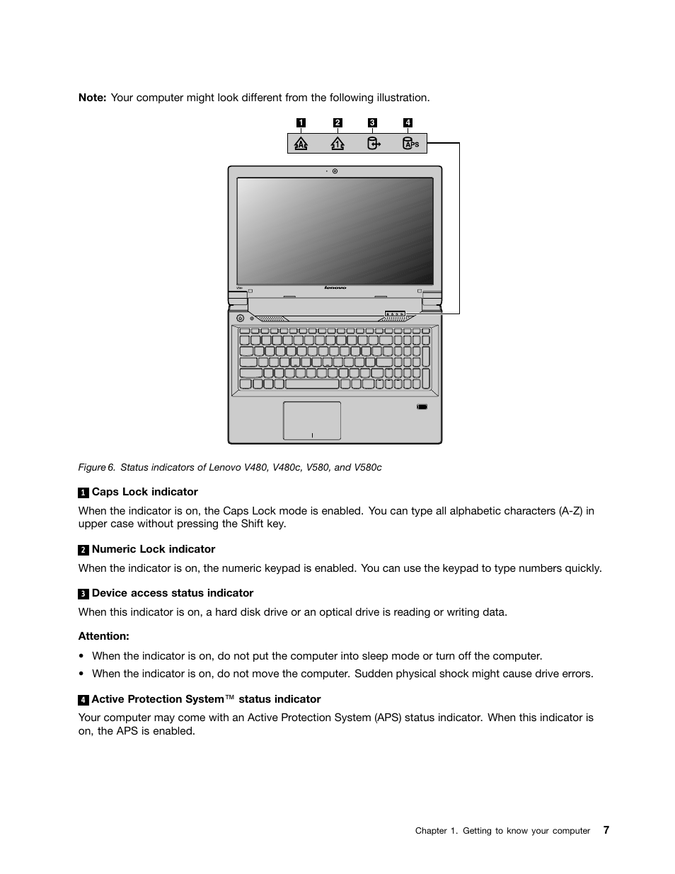 Lenovo V480 Notebook User Manual | Page 21 / 85