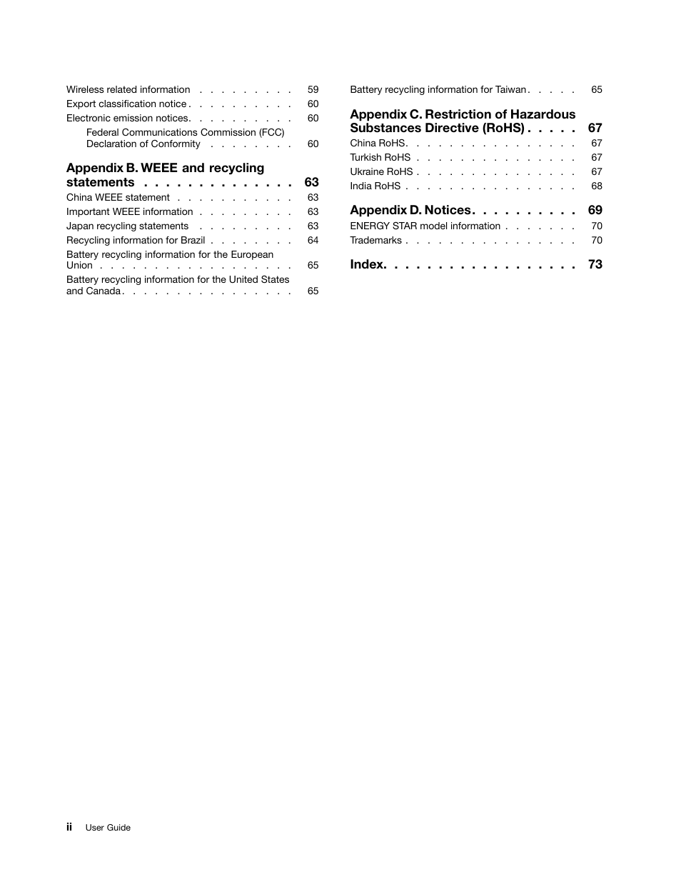 Lenovo V480 Notebook User Manual | Page 4 / 85