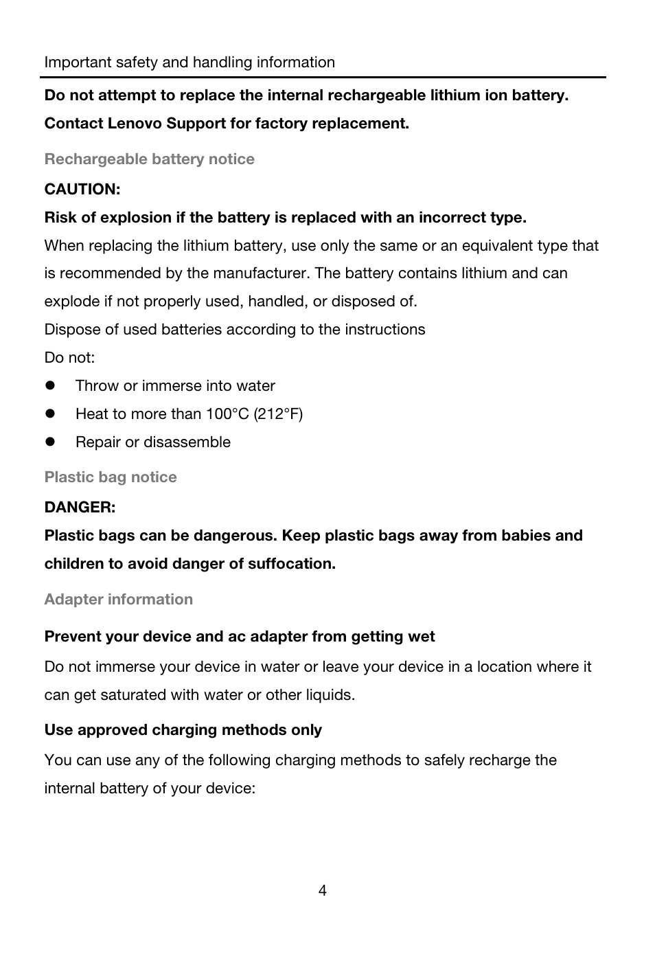 Lenovo A7-40 Tablet User Manual | Page 5 / 23