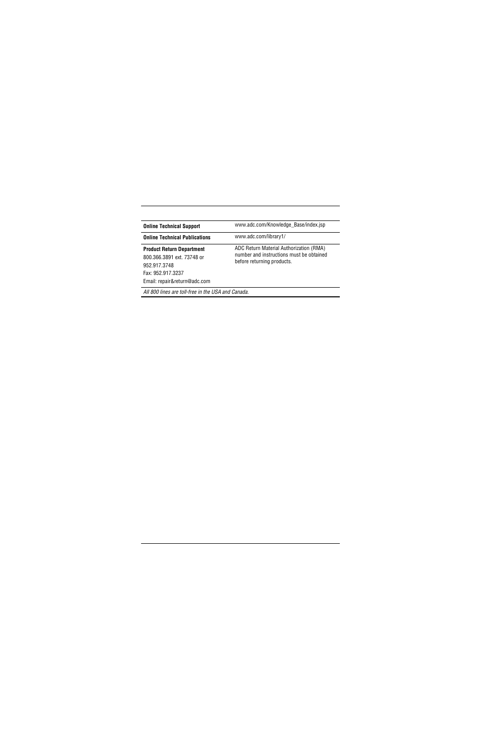 ADC Campus-REX2 RS User Manual | Page 158 / 166