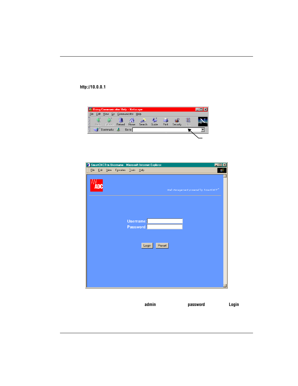 Ccessing the, Odem, Ages | ADC MM701F User Manual | Page 21 / 94