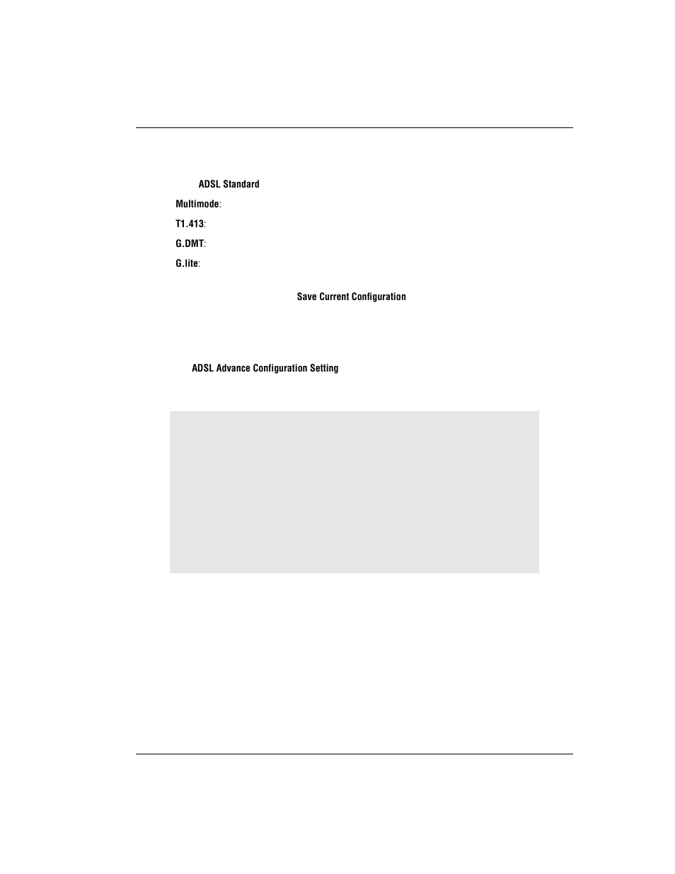 Quick configuration, Advanced configuration | ADC MM701F User Manual | Page 59 / 94