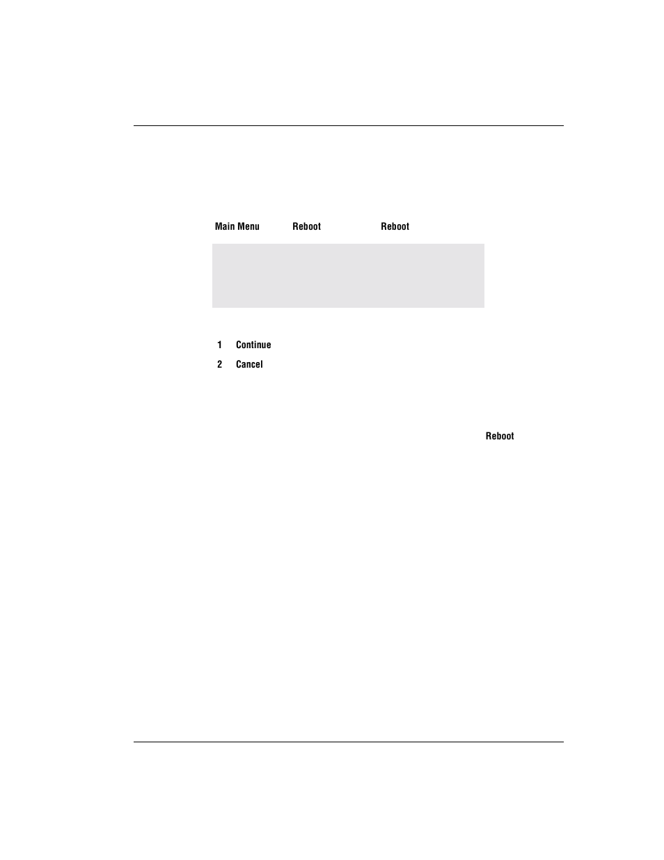 Rebooting the modem, Ebooting the, Odem | ADC MM701F User Manual | Page 69 / 94