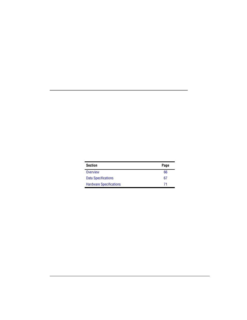 Specifications, Appendix a: specifications, Appendix a | Pecifications | ADC MM701F User Manual | Page 71 / 94