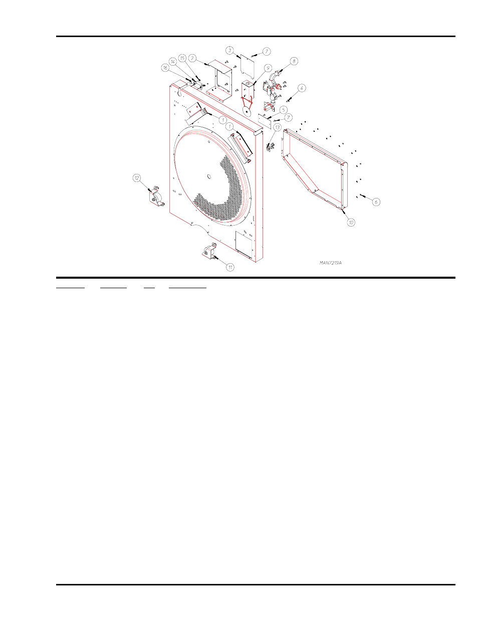 Rear support panel assembly | ADC SL20 Gen II User Manual | Page 17 / 36