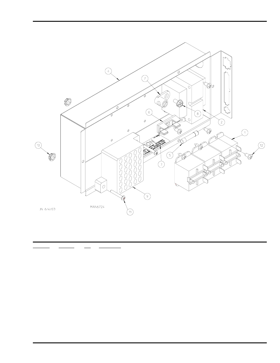 Front electrical panel assembly | ADC SL20 Gen II User Manual | Page 31 / 36