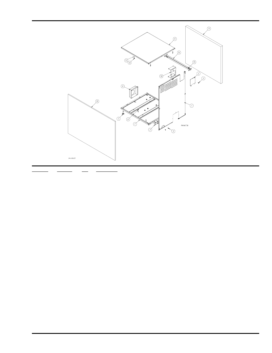 Base / top / sides / back guard assemblies | ADC SL20 Gen II User Manual | Page 33 / 36