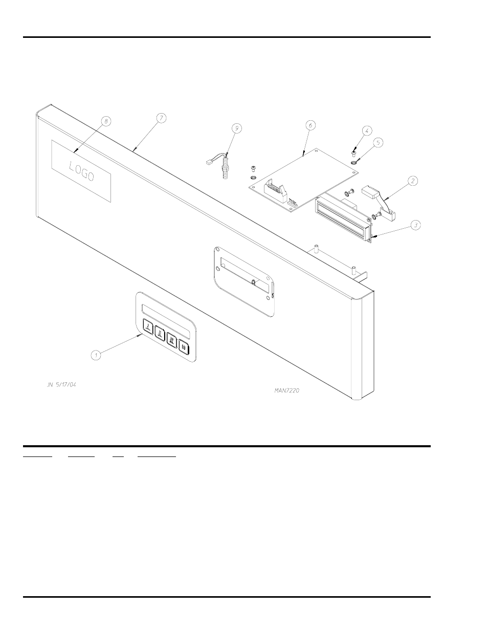 Phase 7.3 non-coin top panel assembly, For top control models | ADC SL20 Gen II User Manual | Page 4 / 36