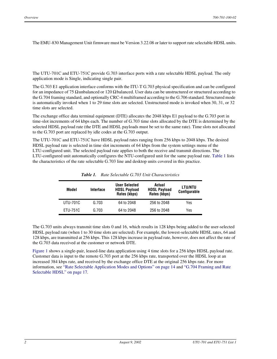 Emu firmware compatibility, Application interface, Emu f | Irmware, Ompatibility, Pplication, Nterface | ADC ETU-751C User Manual | Page 12 / 82