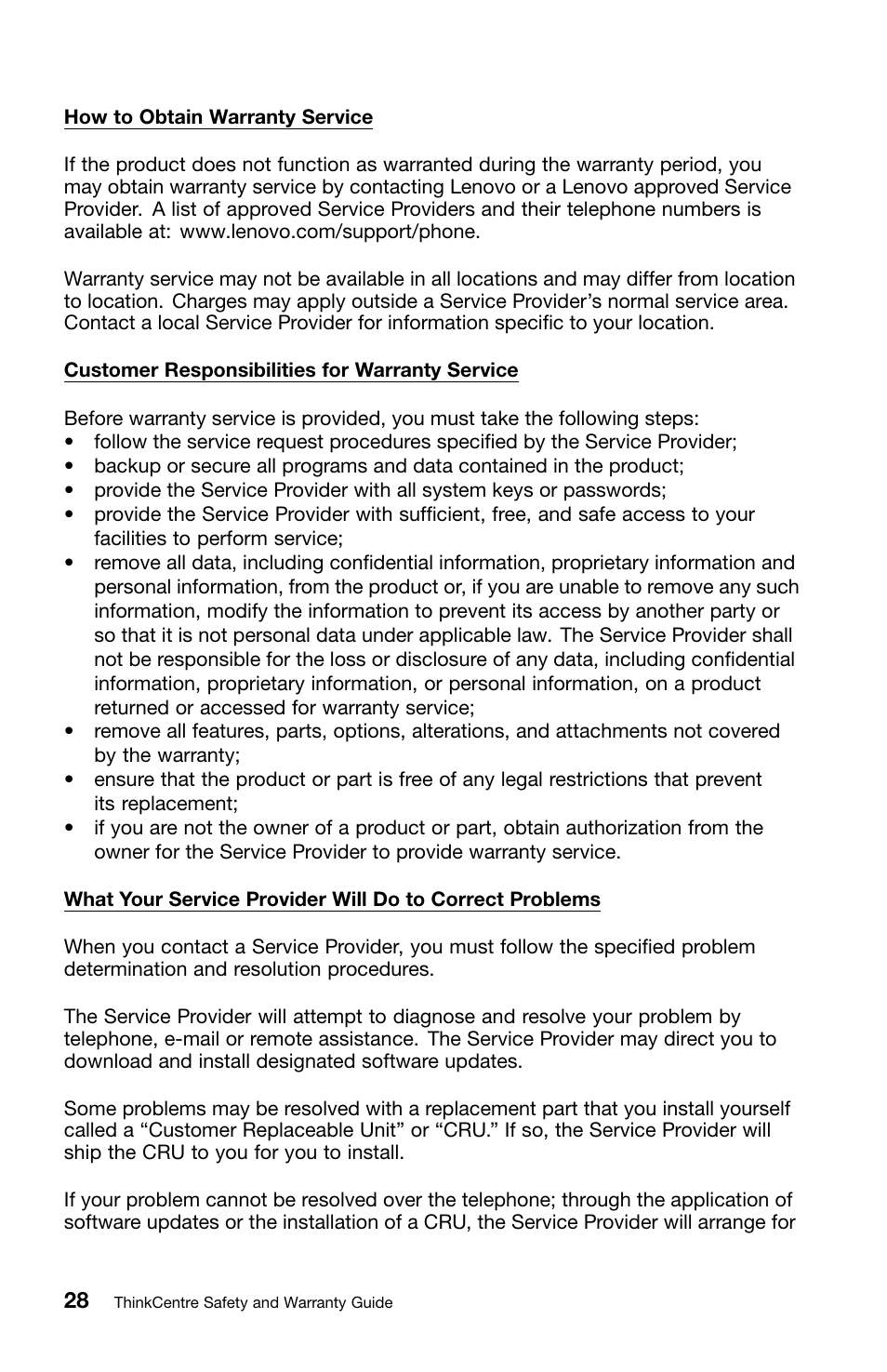 Lenovo ThinkCentre M70z User Manual | Page 34 / 336