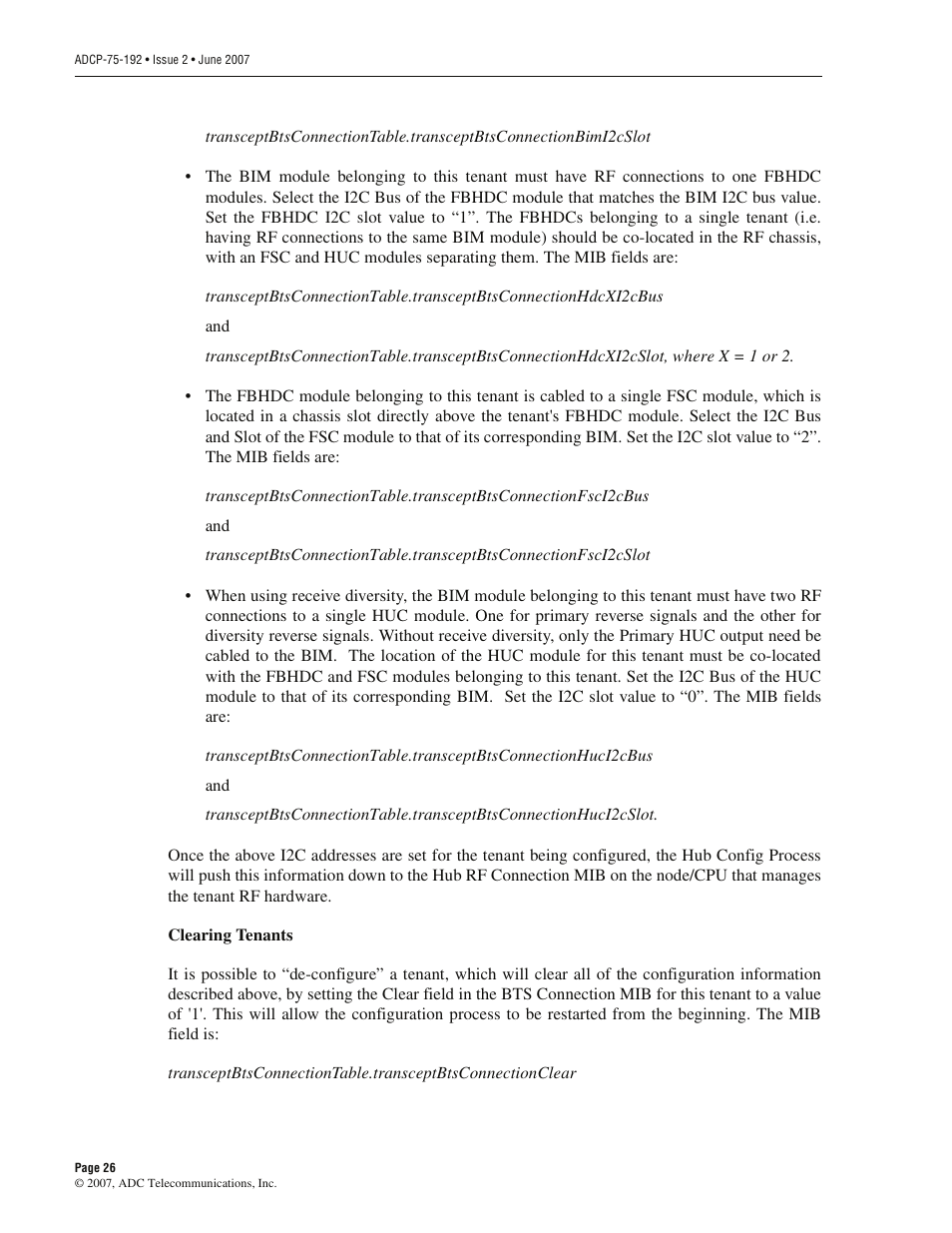 ADC 75-192 User Manual | Page 38 / 74