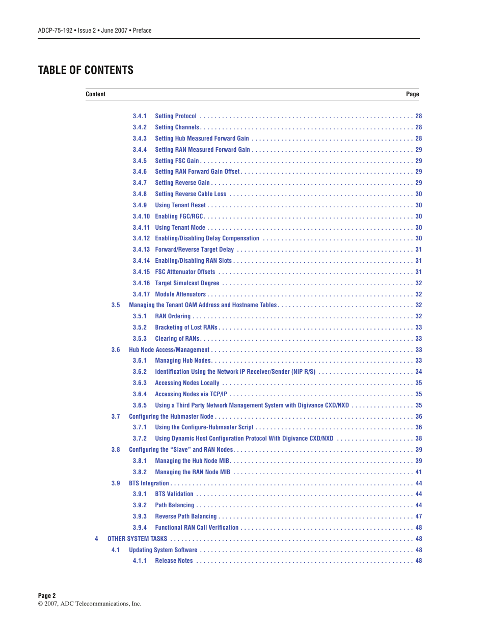 ADC 75-192 User Manual | Page 4 / 74