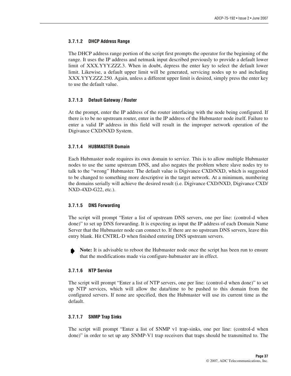 ADC 75-192 User Manual | Page 49 / 74