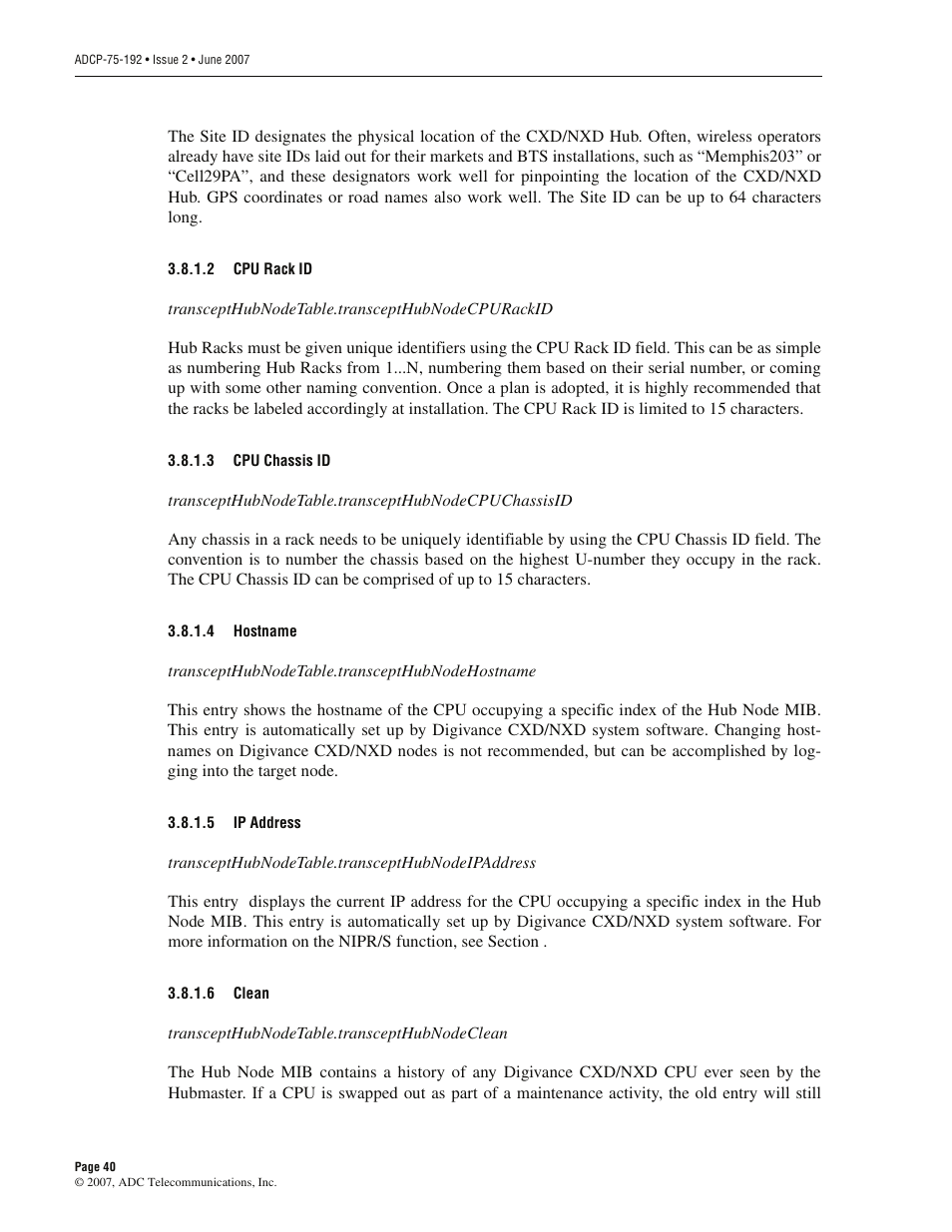 ADC 75-192 User Manual | Page 52 / 74